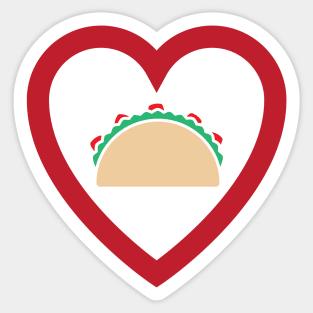 I Love Tacos Sticker